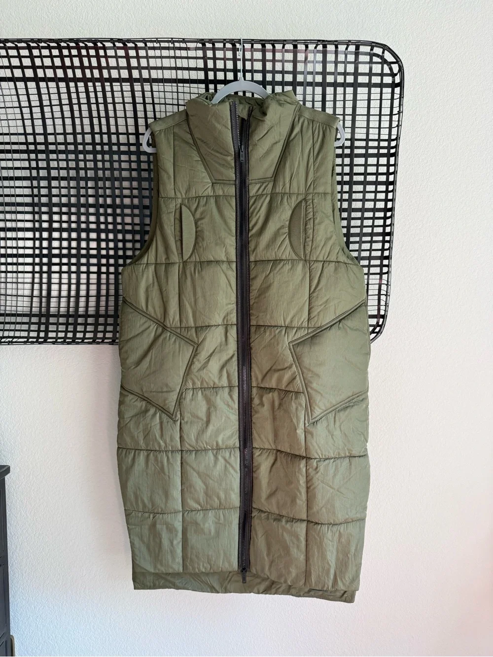Free people On The Move Packable Puffer Vest seagrass green